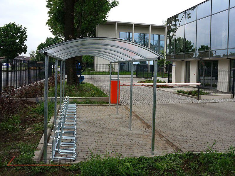 Liza Covered Bike Shelter, 15 Spaces, 630 cm – photo 4