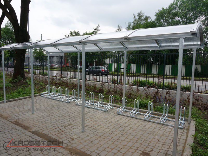 Liza Covered Bike Shelter, 15 Spaces, 630 cm – photo 6