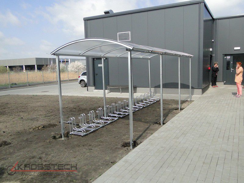 Liza Covered Bike Shelter, 15 Spaces, 630 cm – photo 7