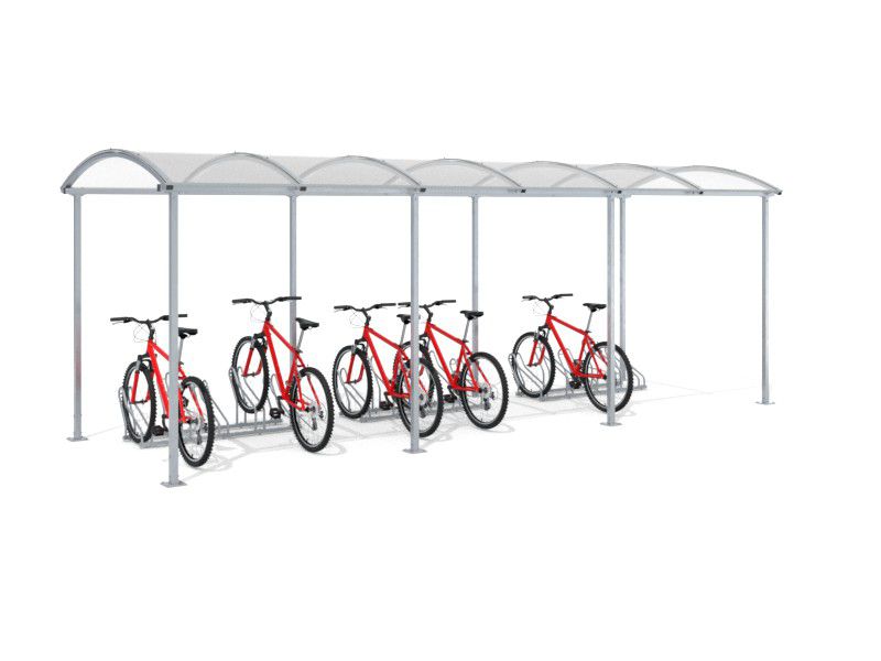 Liza Covered Bike Shelter, 15 Spaces, 630 cm – photo 8