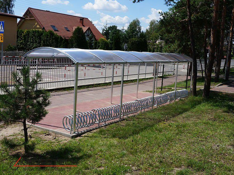 Liza Covered Bike Shelter, 20 Spaces, 840 cm – photo 5