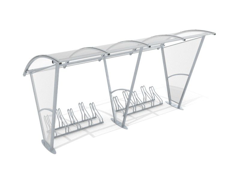 Damien Bike Shelter with Walls, 10 Spaces, 420 cm – photo 9