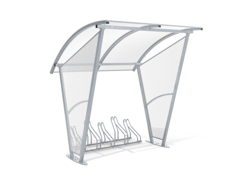 Damien Bike Shelter with Walls, 5 Spaces, 210 cm – photo 4