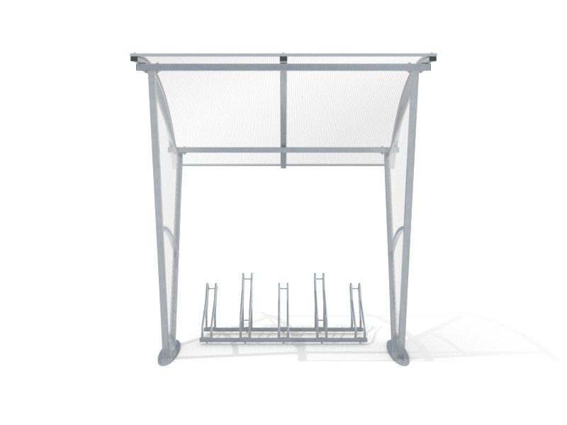 Damien Bike Shelter with Walls, 5 Spaces, 210 cm – photo 5