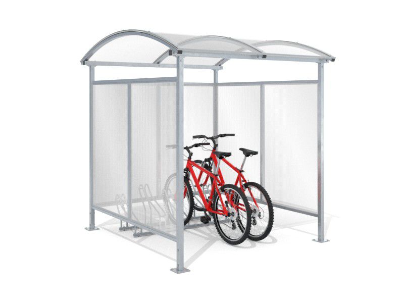 Liza Enclosed Bike Shelter, 5 Spaces, 210 cm – photo 4