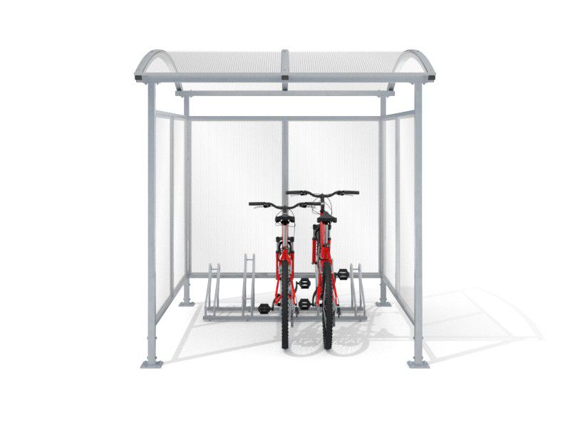 Liza Enclosed Bike Shelter, 5 Spaces, 210 cm – photo 5
