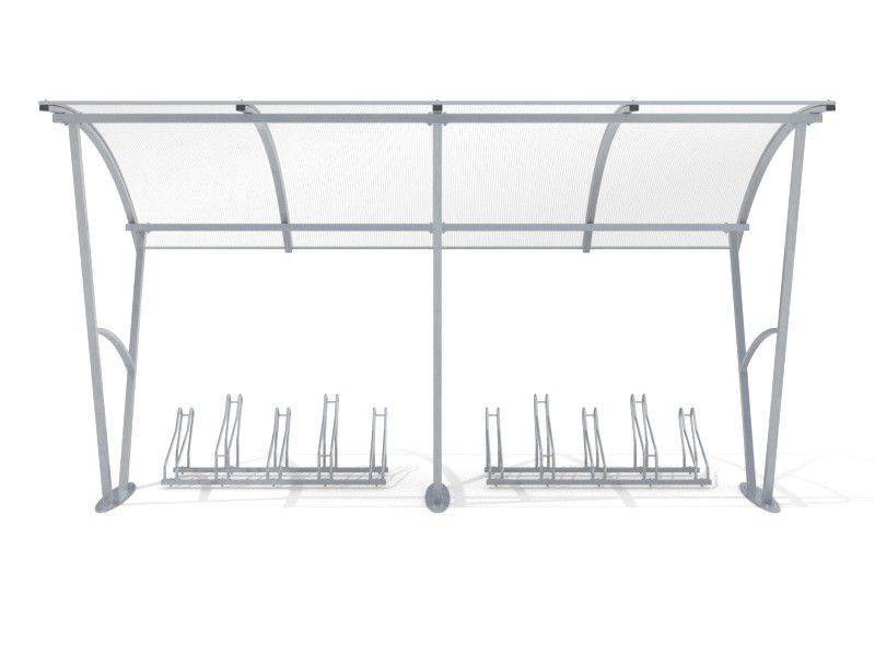 Damien Covered Bike Shelter, 10 Spaces, 420 cm – photo 4