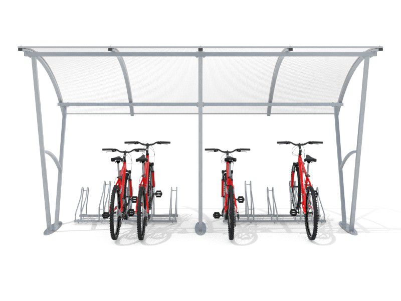 Damien Covered Bike Shelter, 10 Spaces, 420 cm – photo 5