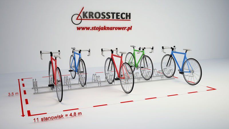 Fahrradständer Karl 11 Stellplätze – Foto 8