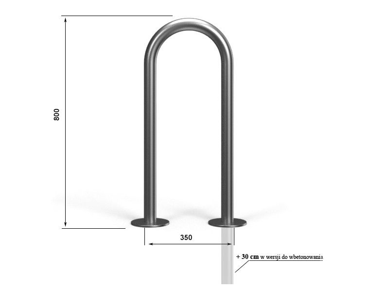 Hannah mini bike rack, 2 spaces – photo 4