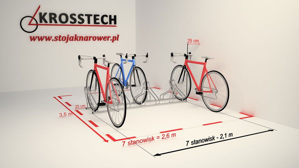 Bogdana double-sided bike rack, 7 spaces – photo 7