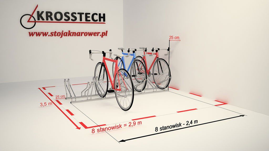 Bogdana 8-space double-sided bike rack – photo 7