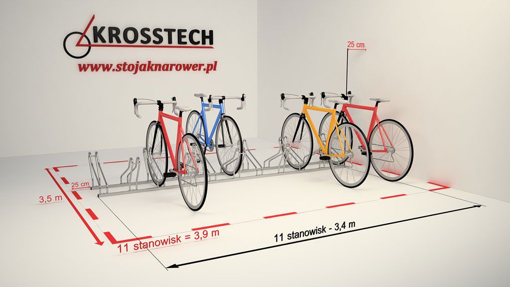 Bogdana 11-space double-sided bike rack – photo 7