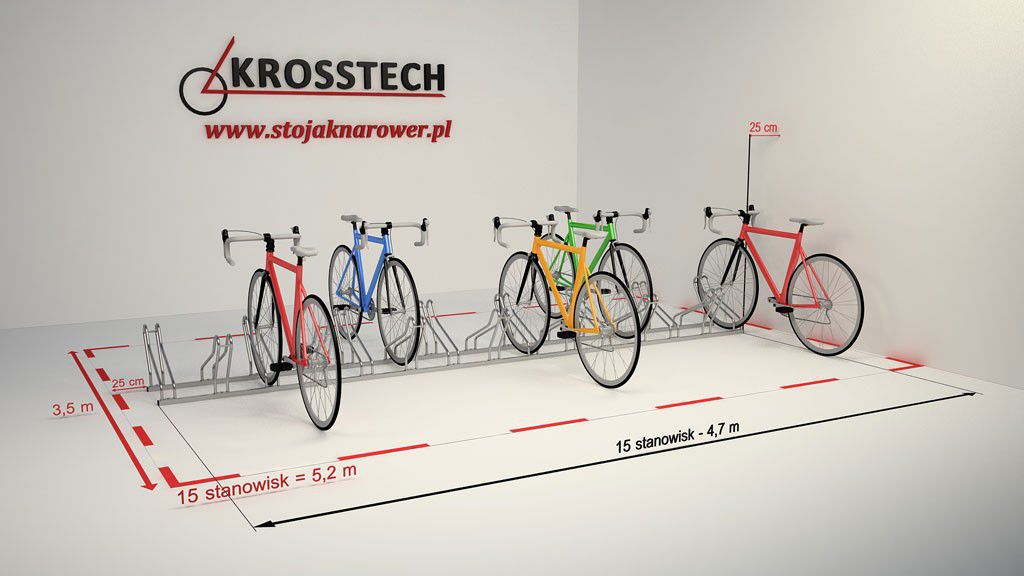 Bogdana 15-space double-sided bike rack – photo 6