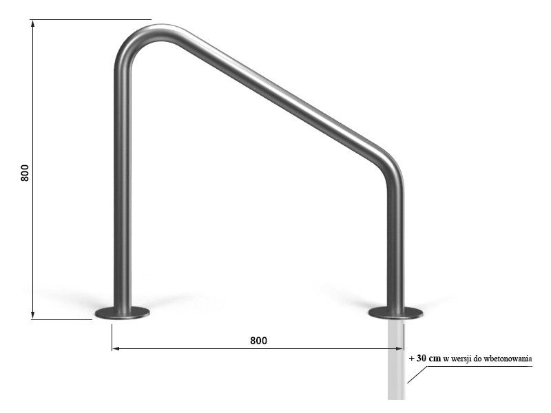 Sonia Angled Bike Rack, 2 Spaces – photo 5