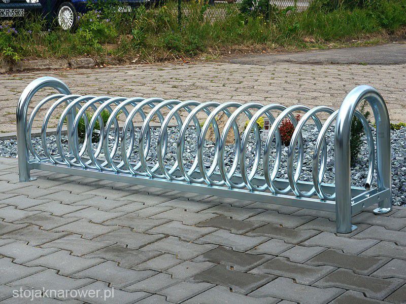 Nicol Bike Rack, 6 Spaces, with Legs, 160 cm – photo 4