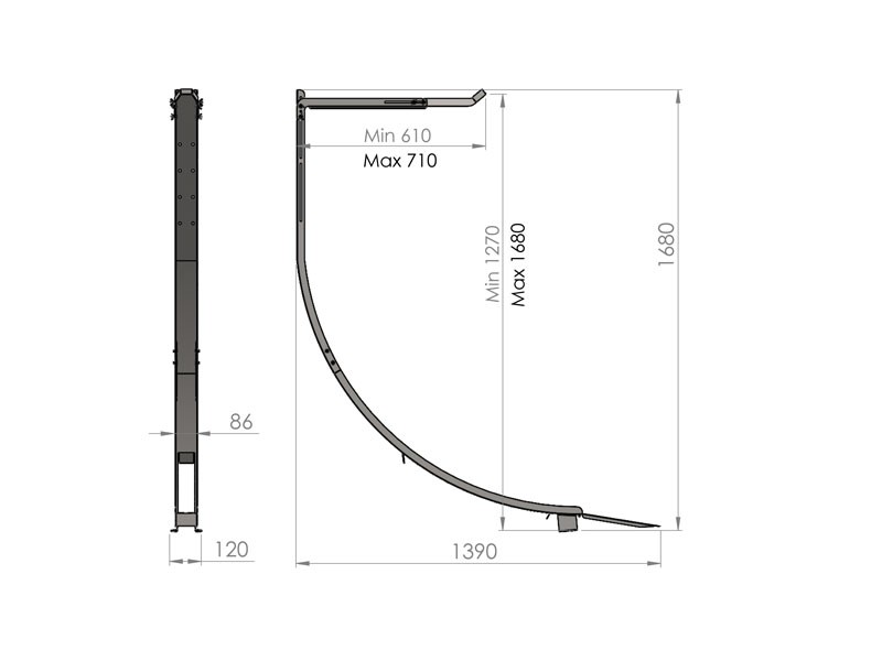 Stefanie Bike Rack, 1 Space – photo 10
