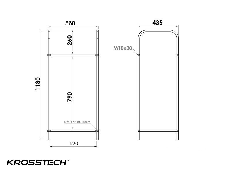 Kamilla Galvanised Tyre Rack for 4 Wheels – photo 6