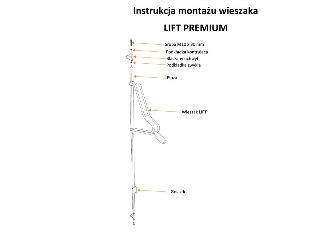 Wieszak rowerowy Kamil 4 stanowiska – nuotrauka 25