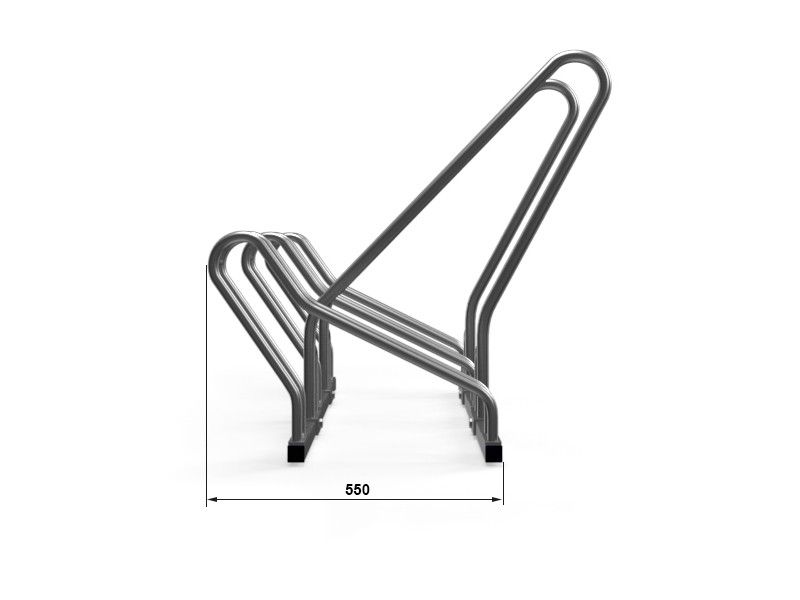 Mathias 11-Space Bike Rack with Rail – photo 10