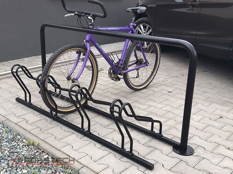 Stojak rowerowy Bogdana 4 stanowiska z barierą U – zdjęcie 4