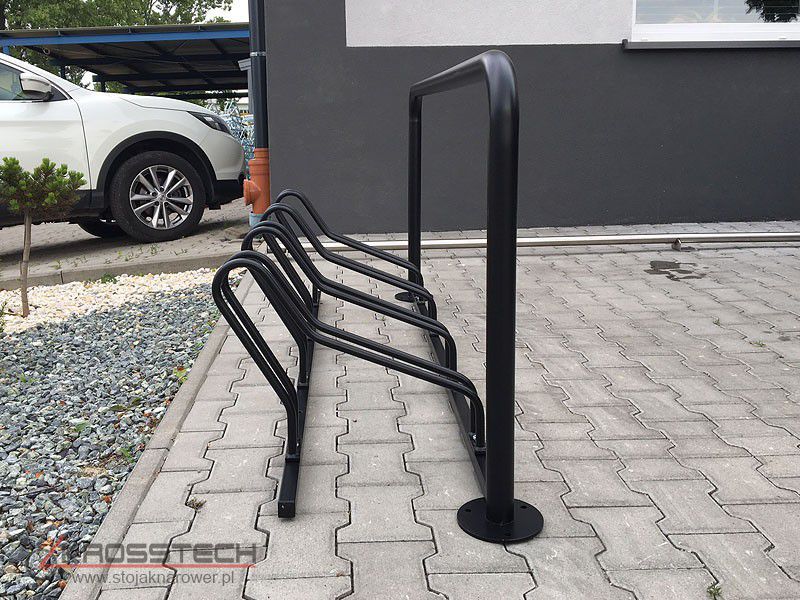 Stojak rowerowy Bogdana 4 stanowiska z barierą U – zdjęcie 7