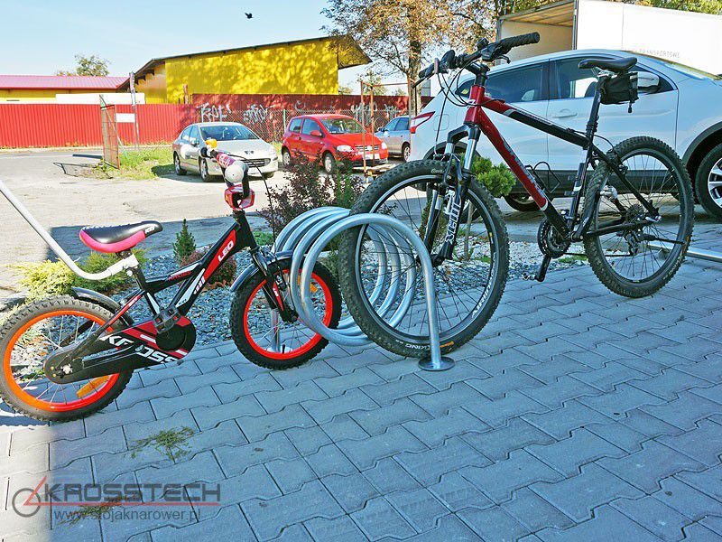 Stojak rowerowy Nicol 2 stanowiska pionowy 53 cm – nuotrauka 4
