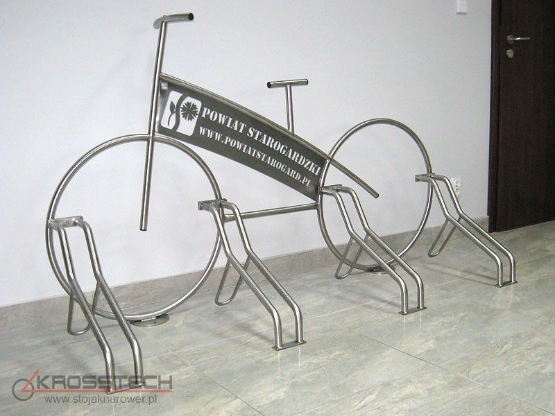 Jasmin 4-Space Bike Rack with Laser-Cut Design – photo 6