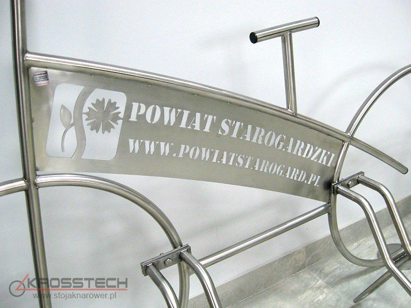 Jasmin 4-Space Bike Rack with Laser-Cut Design – photo 7