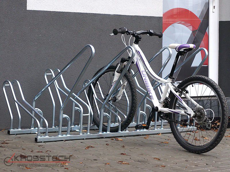 Kasper 6-Space Bike Rack with Rails – photo 5