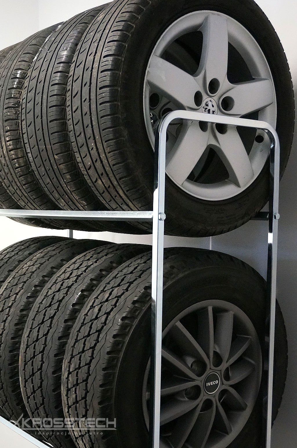 Bronisław Galvanised Tyre Rack for 12 Wheels – photo 6