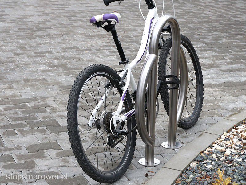 Hannah Stainless Steel Bike Rack, 2 Spaces – photo 4