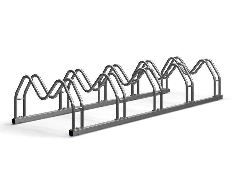 Karl Stainless Steel Bike Rack, 5 Spaces