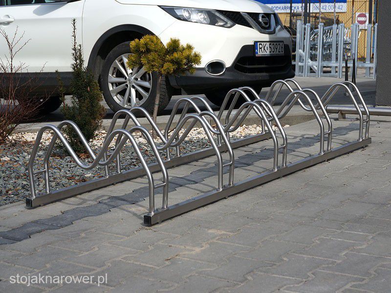 Karl Stainless Steel Bike Rack, 6 Spaces – photo 6