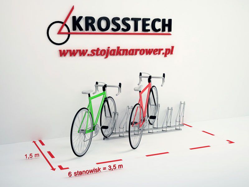 Kasper 6-Space Stainless Steel Bike Rack – photo 10