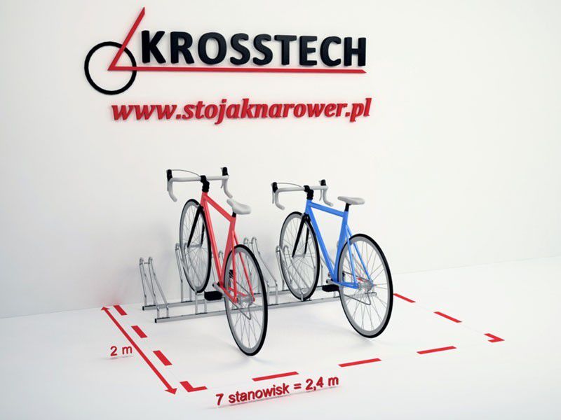 Kasper 7-Space Stainless Steel Bike Rack – photo 9