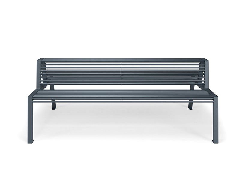 Ławka parkowa Ruby dwustronna 189 cm – fotografia 6