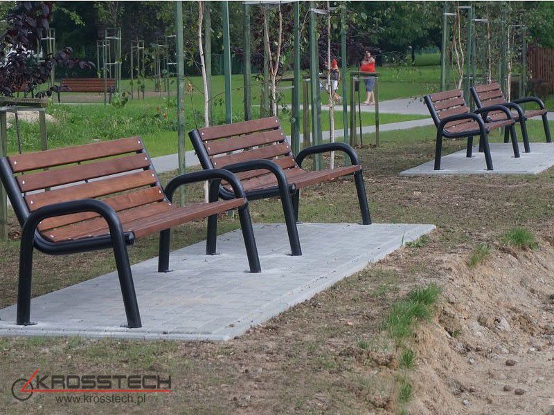 Dorian Garden Park Bench with Backrest 205 cm – photo 3
