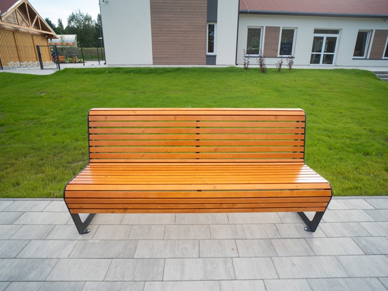 Gerhard Park Bench with Backrest 182 cm – photo 4