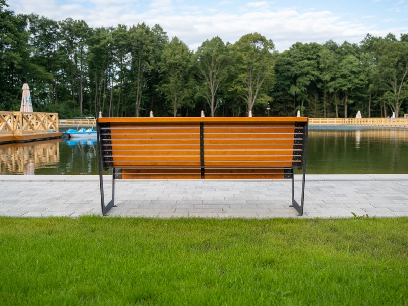 Gerhard Park Bench with Backrest 182 cm – photo 5