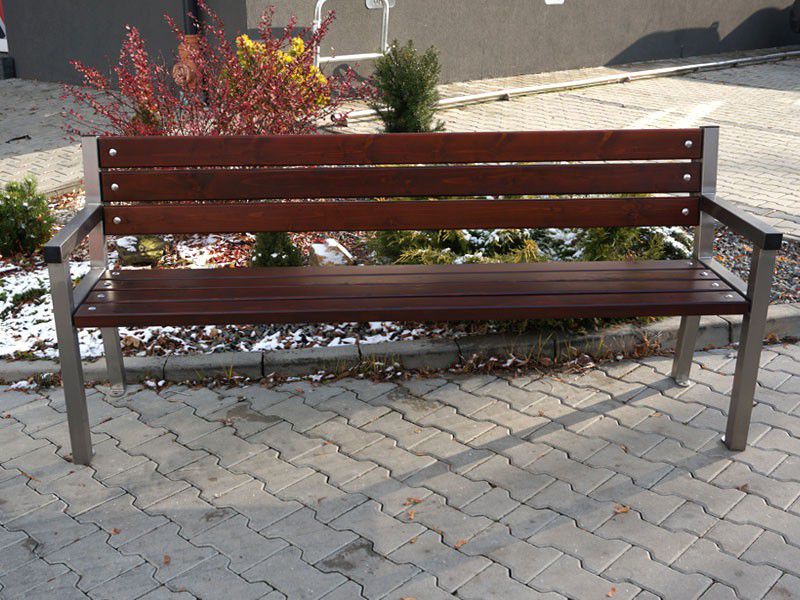 Delfina Park Bench with Backrest 190 cm – photo 5