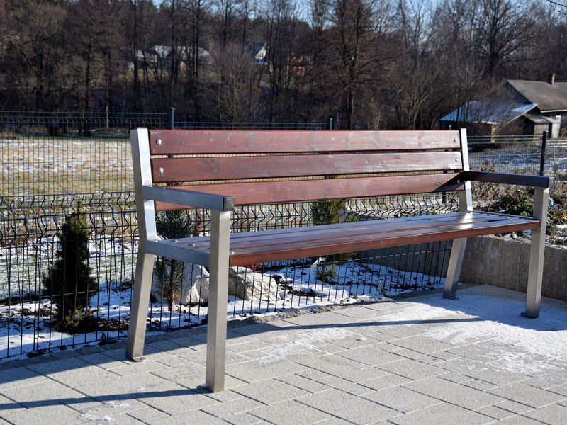 Delfina Park Bench with Backrest 190 cm – photo 8