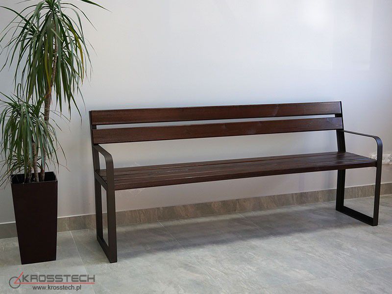 Lisa park bench with armrests 180 cm – photo 6