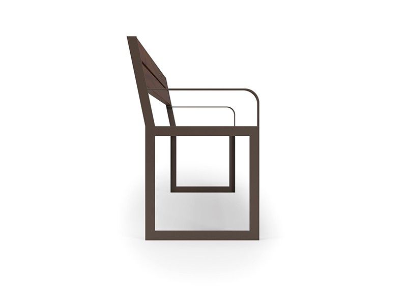Lisa park bench with armrests 180 cm – photo 7