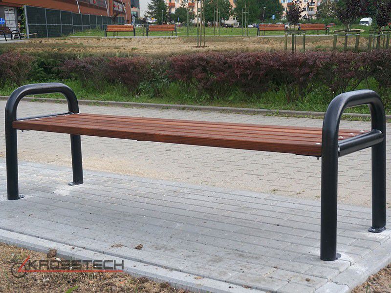 Dorian backless park bench 192 cm – photo 4