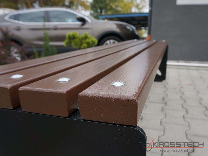 Władysław backless park bench 180 cm – photo 4