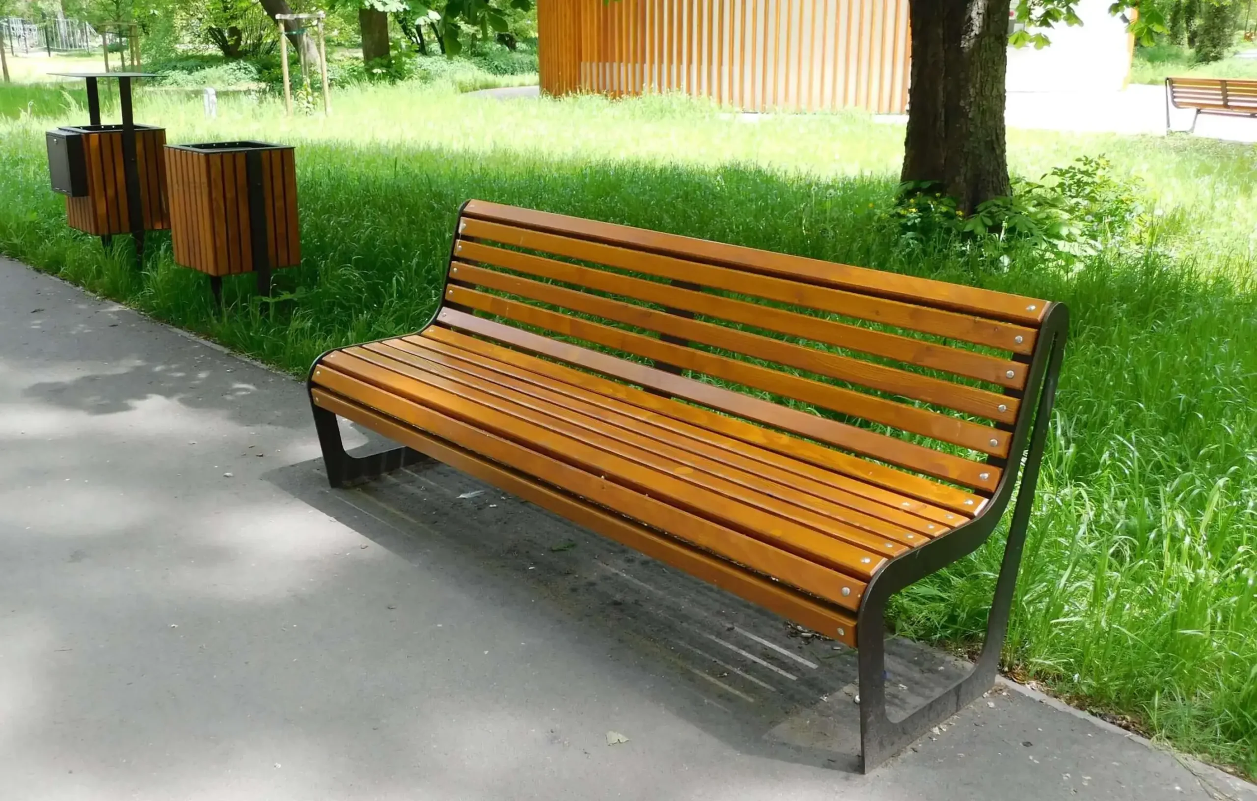 Katherine Metal Bench with Backrest 173 cm – photo 5