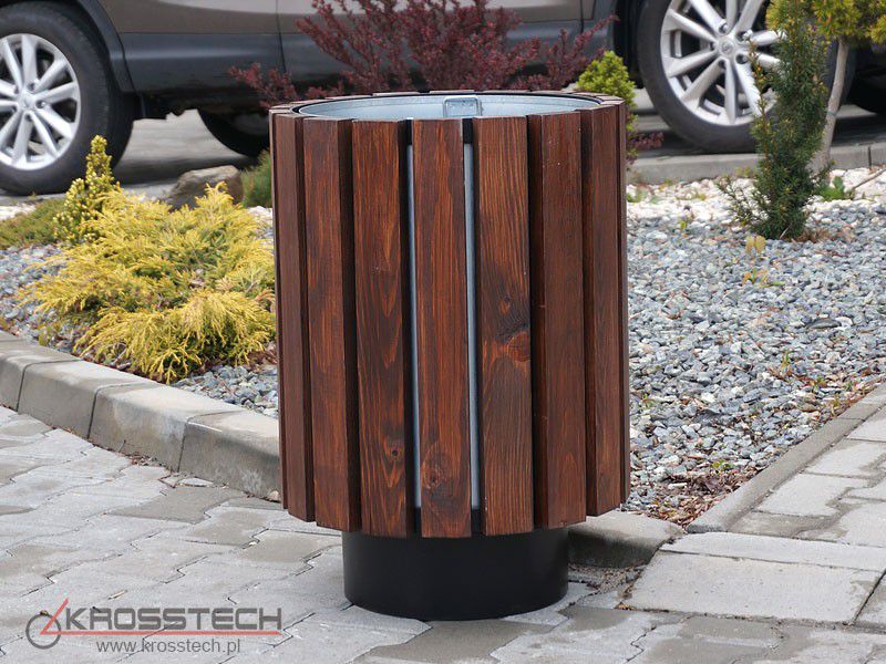 Natasza oval park litter bin 53 l – photo 4