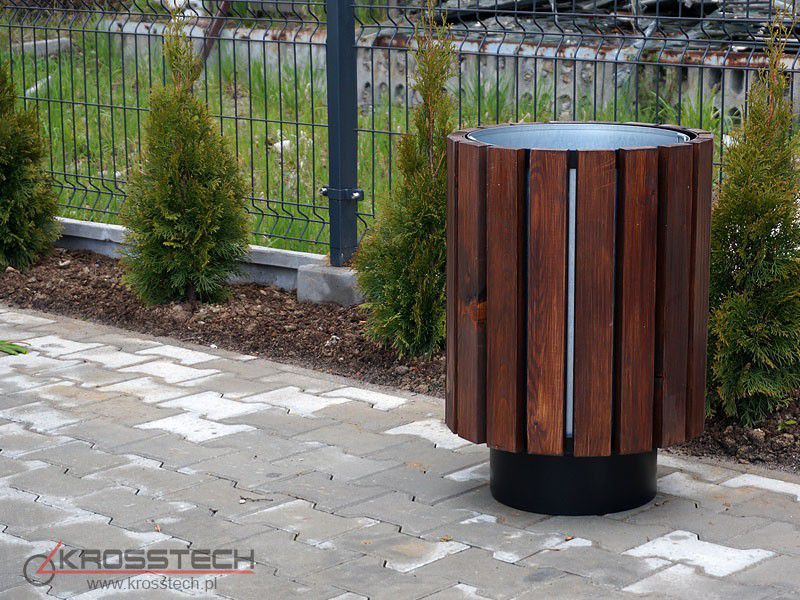 Natasza oval park litter bin 53 l – photo 5