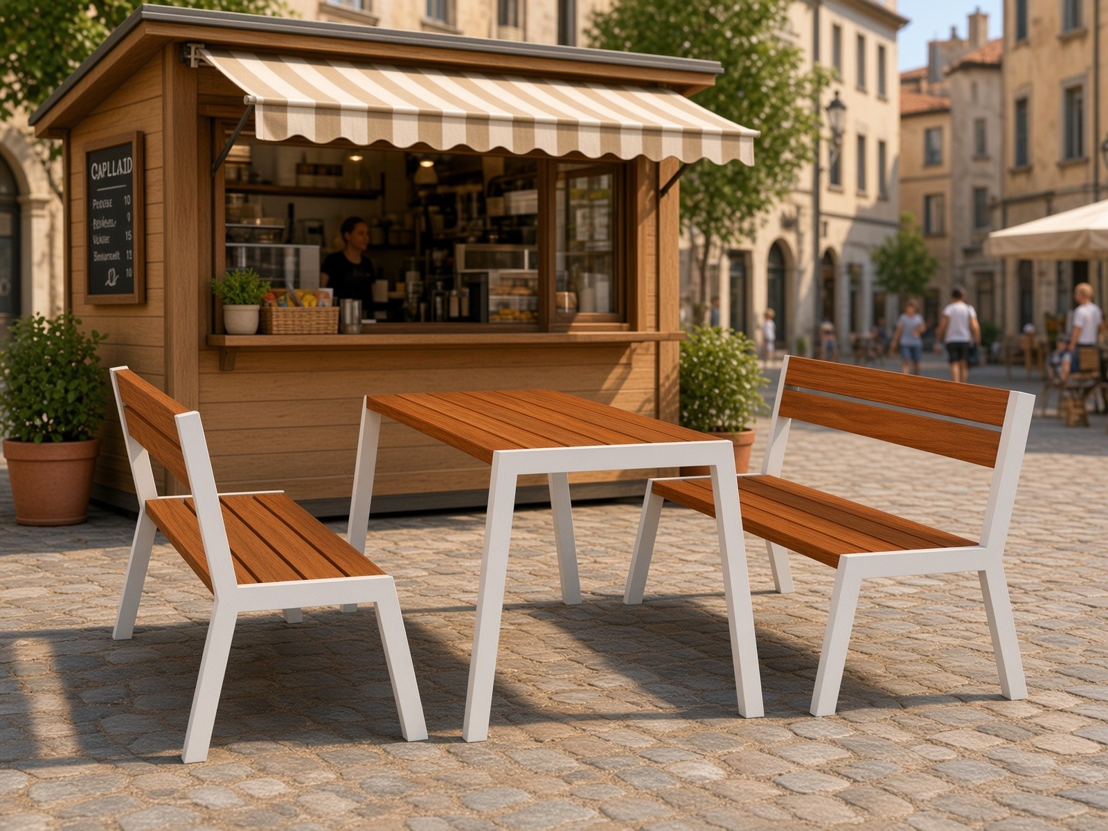 Anne garden furniture set, 180 cm slats, 95 kg – photo 15